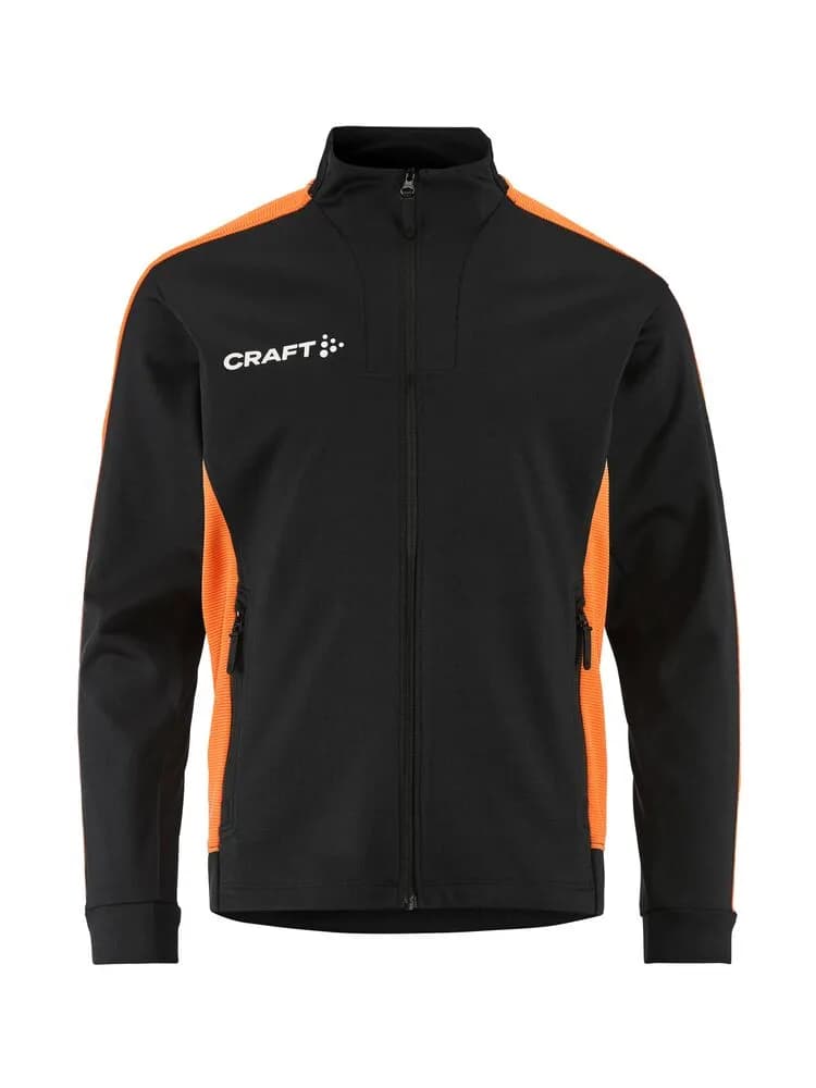 Evolve 2.0 Contrast Full Zip Jacket Jr - Black/Orange