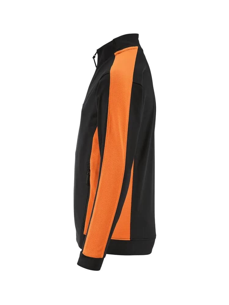 Evolve 2.0 Contrast Full Zip Jacket Jr - Black/Orange