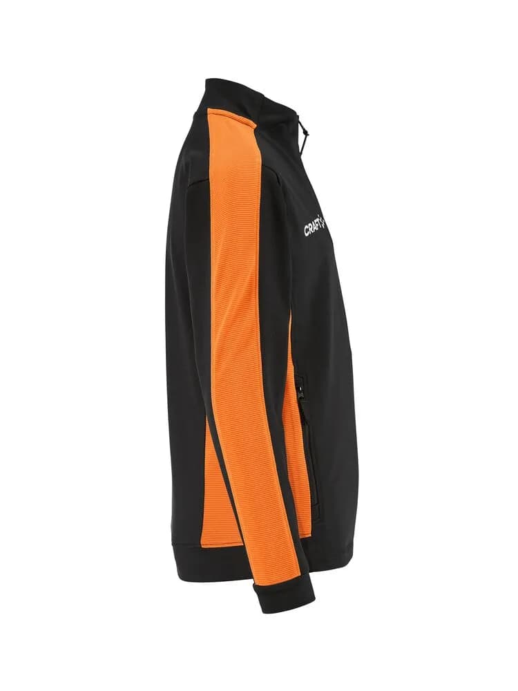Evolve 2.0 Contrast Full Zip Jacket Jr - Black/Orange