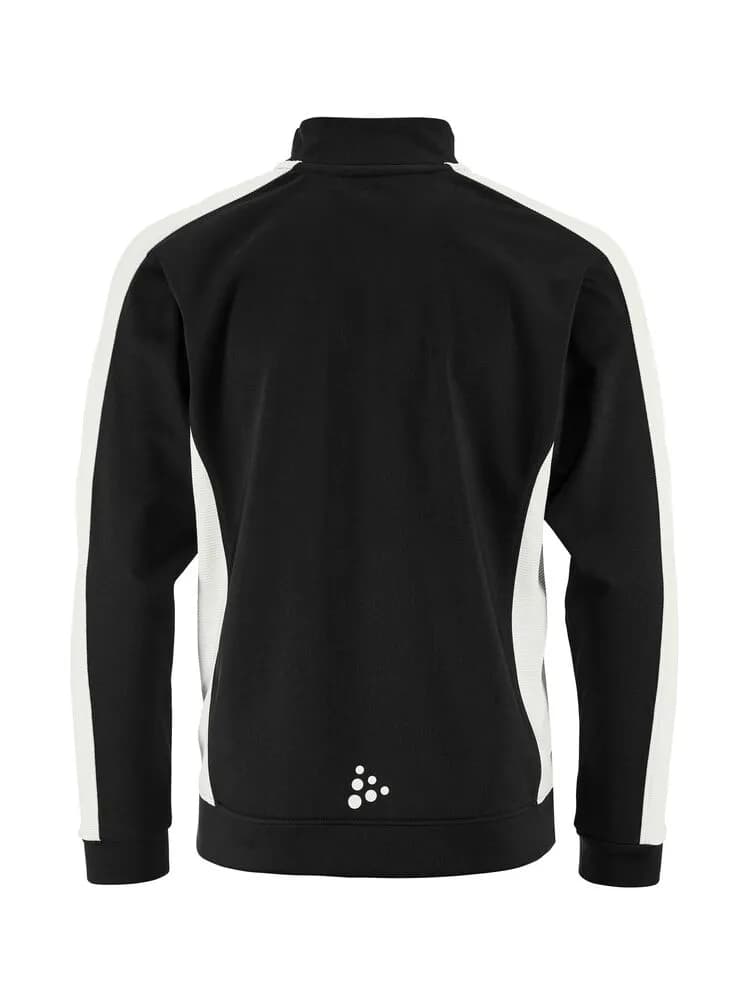 Evolve 2.0 Contrast Full Zip Jacket Jr - Black/Contrast White