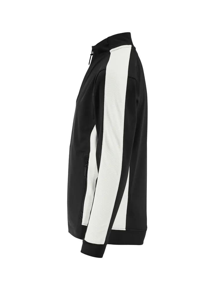Evolve 2.0 Contrast Full Zip Jacket Jr - Black/Contrast White