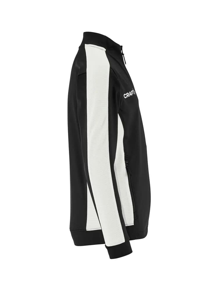 Evolve 2.0 Contrast Full Zip Jacket Jr - Black/Contrast White
