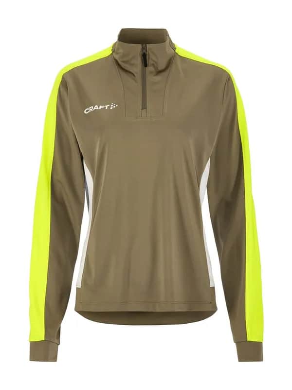 Evolve 2.0 Contrast Half Zip W - Raw/Contrast Yellow