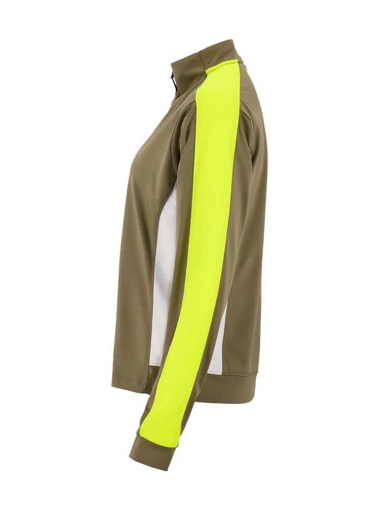 Evolve 2.0 Contrast Half Zip W - Raw/Contrast Yellow
