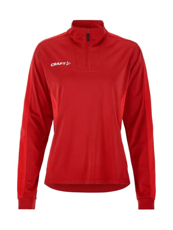 Evolve 2.0 Contrast Half Zip W - Express/Bright Red