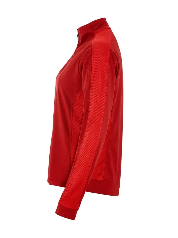 Evolve 2.0 Contrast Half Zip W - Express/Bright Red