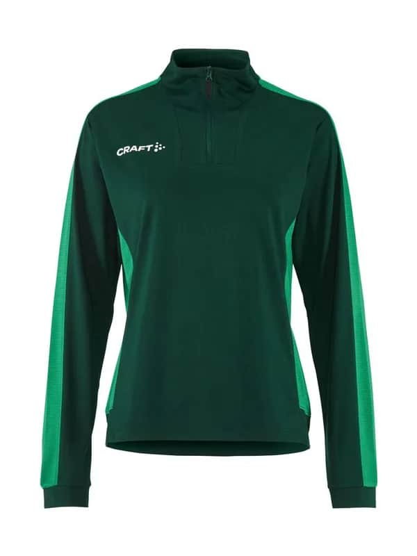 Evolve 2.0 Contrast Half Zip W - Forest/Team Green