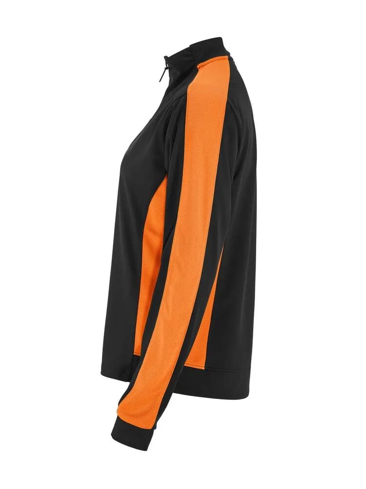 Evolve 2.0 Contrast Half Zip W - Black/Orange