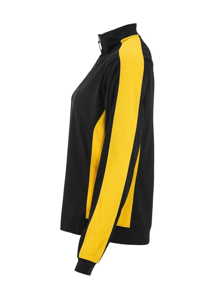 Evolve 2.0 Contrast Half Zip W - Black/Sweden Yellow
