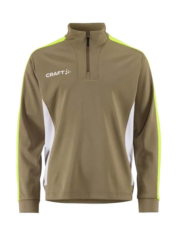 Evolve 2.0 Contrast Half Zip Jr - Raw/Contrast Yellow