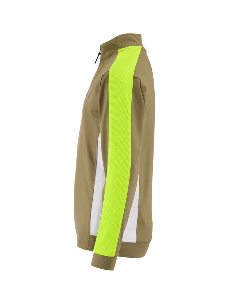 Evolve 2.0 Contrast Half Zip Jr - Raw/Contrast Yellow