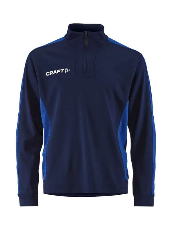 Evolve 2.0 Contrast Half Zip Jr - Navy/Club Cobolt