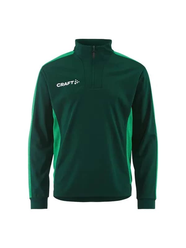 Evolve 2.0 Contrast Half Zip Jr - Forest/Team Green
