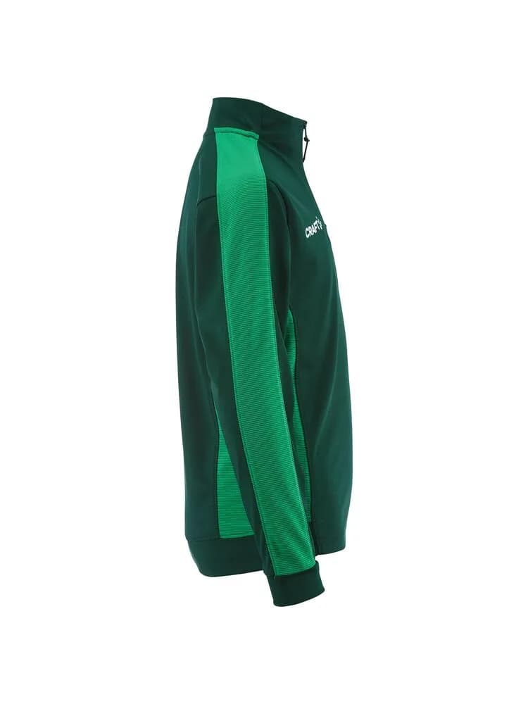 Evolve 2.0 Contrast Half Zip Jr - Forest/Team Green