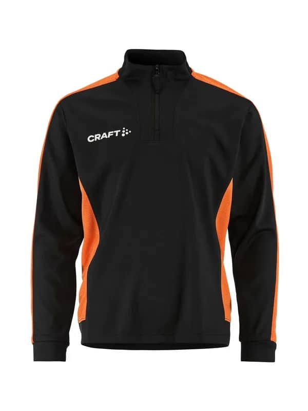 Evolve 2.0 Contrast Half Zip Jr - Black/Orange