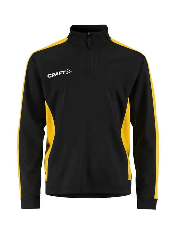 Evolve 2.0 Contrast Half Zip Jr - Black/Sweden Yellow