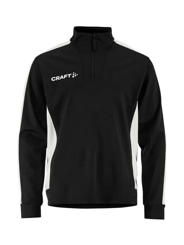 Evolve 2.0 Contrast Half Zip Jr - Black/Contrast White
