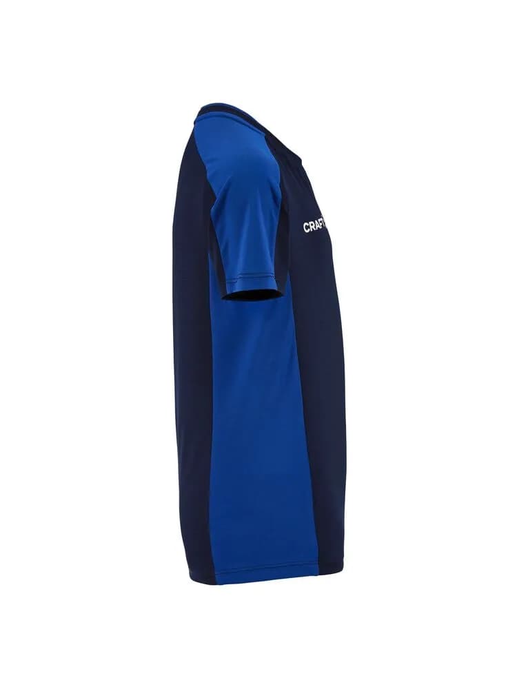 Evolve 2.0 Contrast Jersey Jr - Navy/Club Cobolt