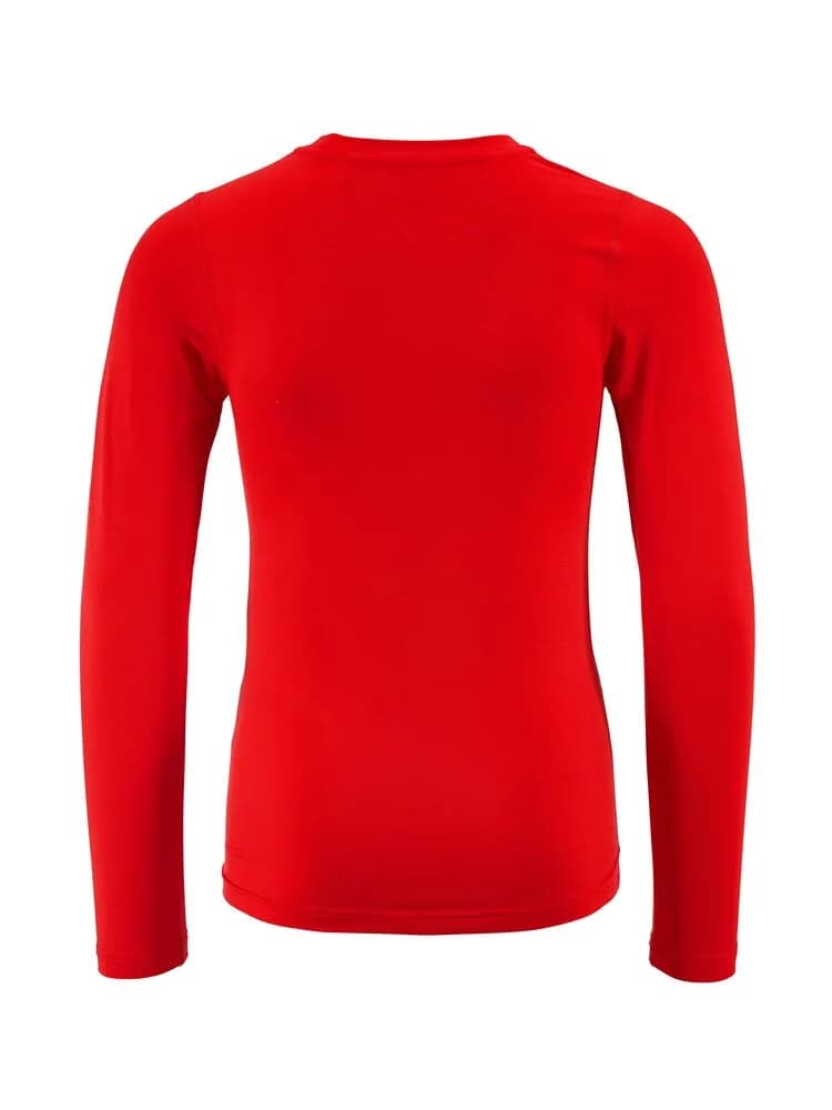 Ability Baselayer Ls Jr - Bright Red