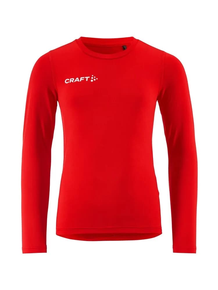 Ability Baselayer Ls Jr - Bright Red