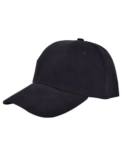 Baumwoll-Cap Low Profile/Brushed - Black
