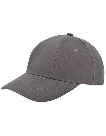 Baumwoll-Cap Low Profile/Brushed - Dark Grey