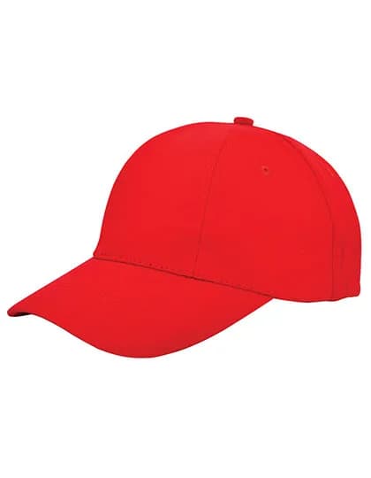 Baumwoll-Cap Low Profile/Brushed - Red
