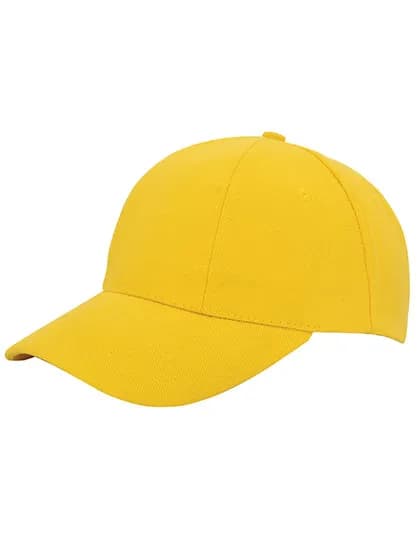 Baumwoll-Cap Low Profile/Brushed - Yellow