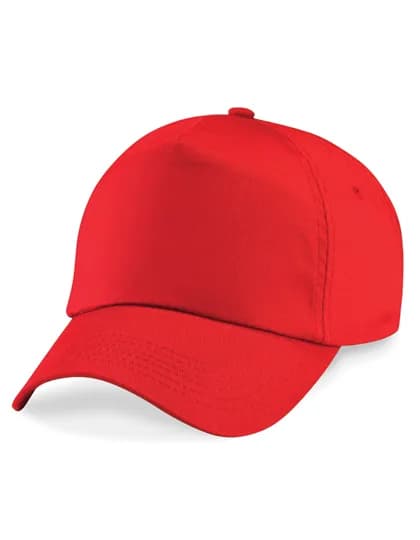 Junior Original 5 Panel Cap - Bright Red