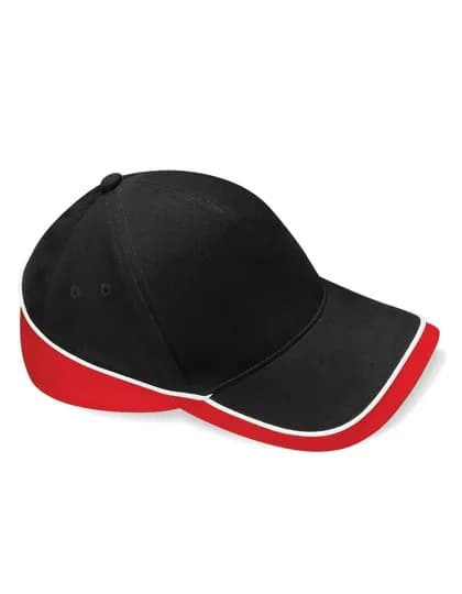 Teamwear Competition Cap - Black/Classic Red/White