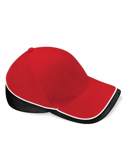 Teamwear Competition Cap - Classic Red/Black/White