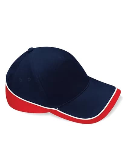 Teamwear Competition Cap - French Navy/Classic Red/White