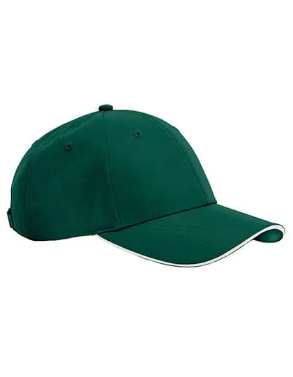 Team Sports-Tech Cap - Bottle Green/White