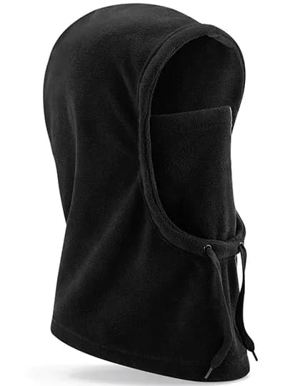 Recycled Fleece Hood - Black