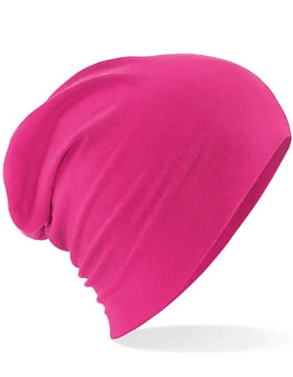 Hemsedal Cotton Slouch Beanie - Fuchsia