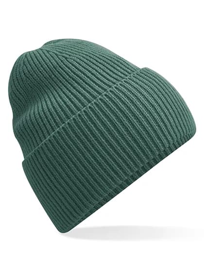 Oversized Cuffed Beanie - Marine Green