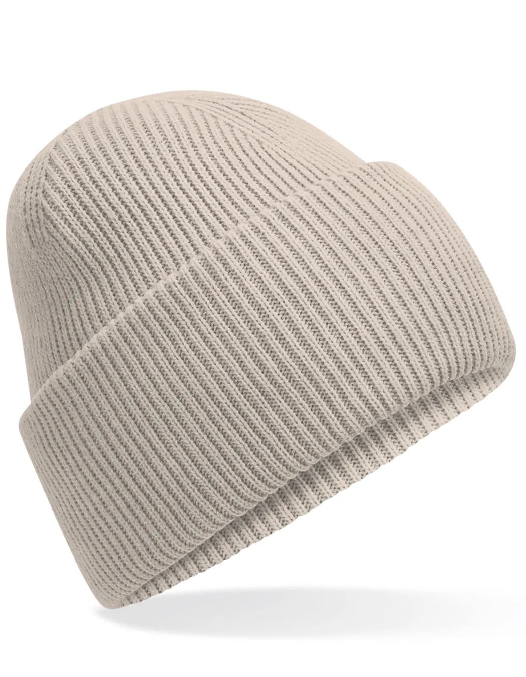 Classic Engineered Deep Cuffed Beanie - Natural Stone