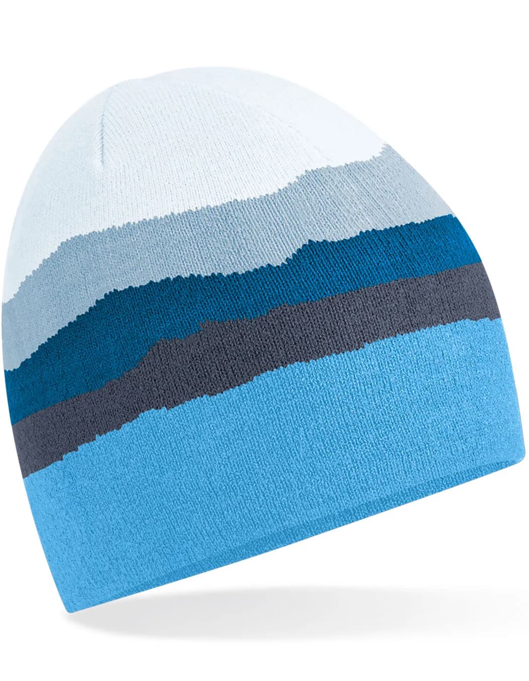 Mountain Peaks Pull-On Beanie - Glacier Peaks