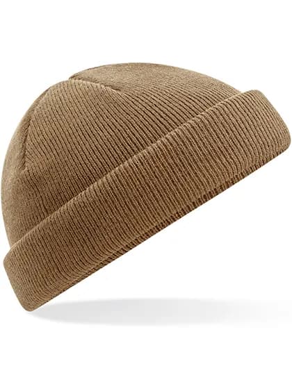 Recycled Mini Fisherman Beanie - Biscuit