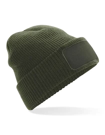 Thinsulate™ Patch Beanie - Olive Green