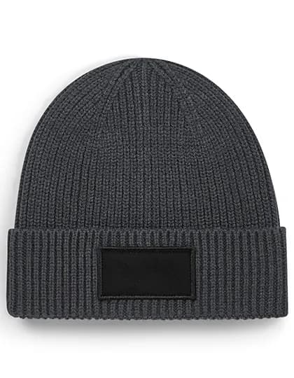 Fashion Patch Beanie - Graphite Grey/Black