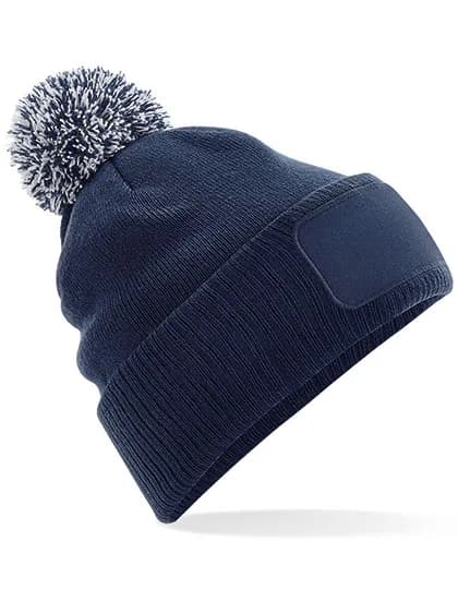 Snowstar® Patch Beanie - French Navy/Light Grey