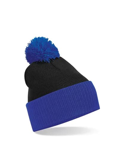 Snowstar® Two-Tone Beanie - Black/Bright Royal