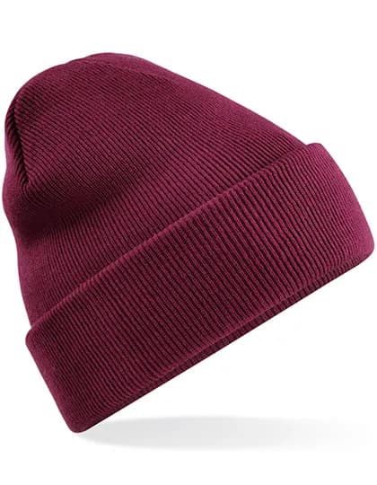 Recycled Original Cuffed Beanie - Burgundy
