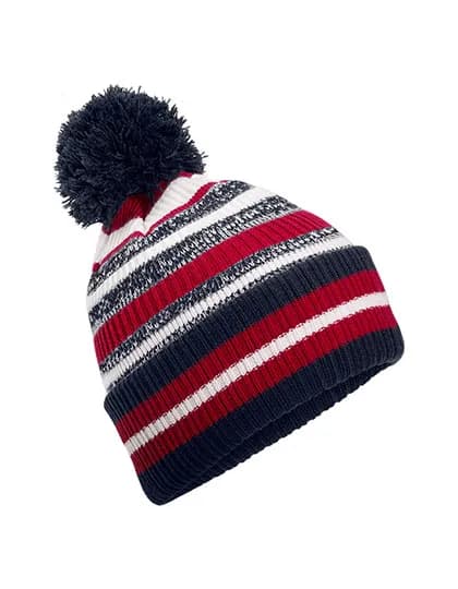 Multi-Sport Fan Beanie - French Navy/Classic Red/White