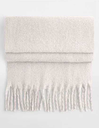 Fluffy Scarf - Natural Stone