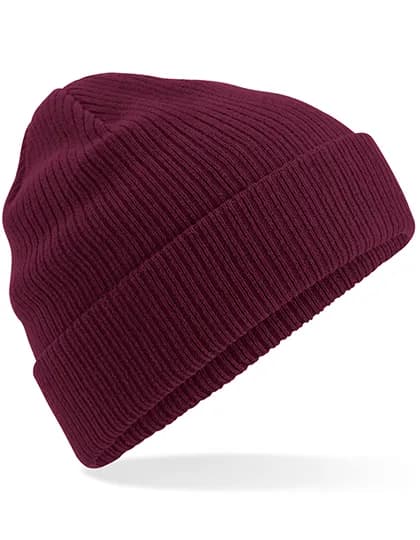 Organic Cotton Beanie - Burgundy
