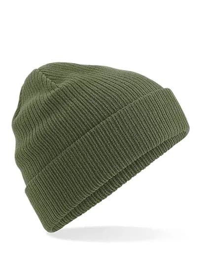 Organic Cotton Beanie - Olive Green