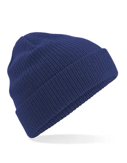 Organic Cotton Beanie - Oxford Navy