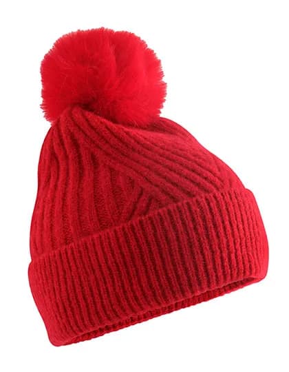 Snow Luxe Beanie - Classic Red